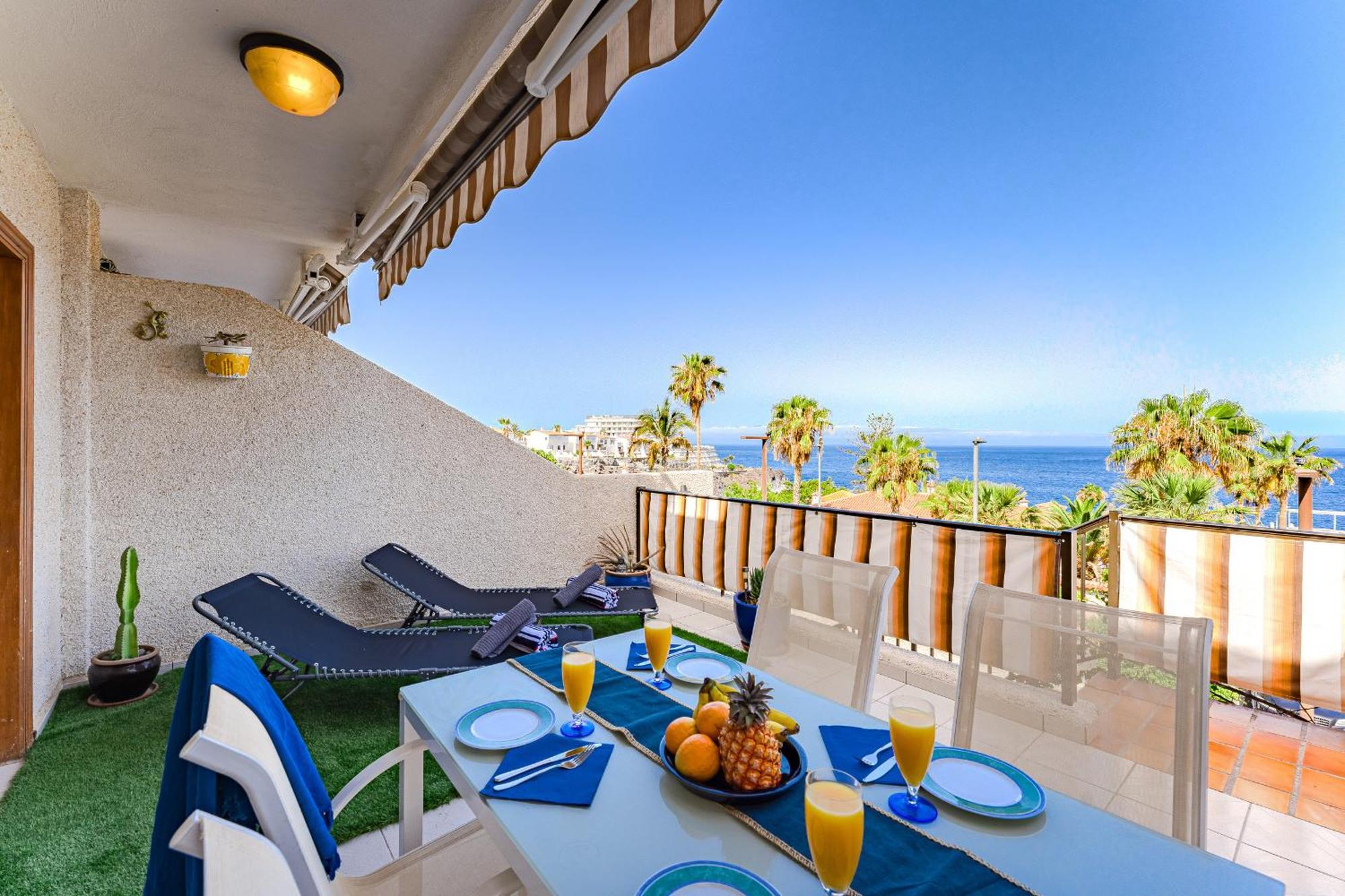 Sea View Apartment Deja Blue - Los Gigantes Puerto de Santiago  Eksteriør billede