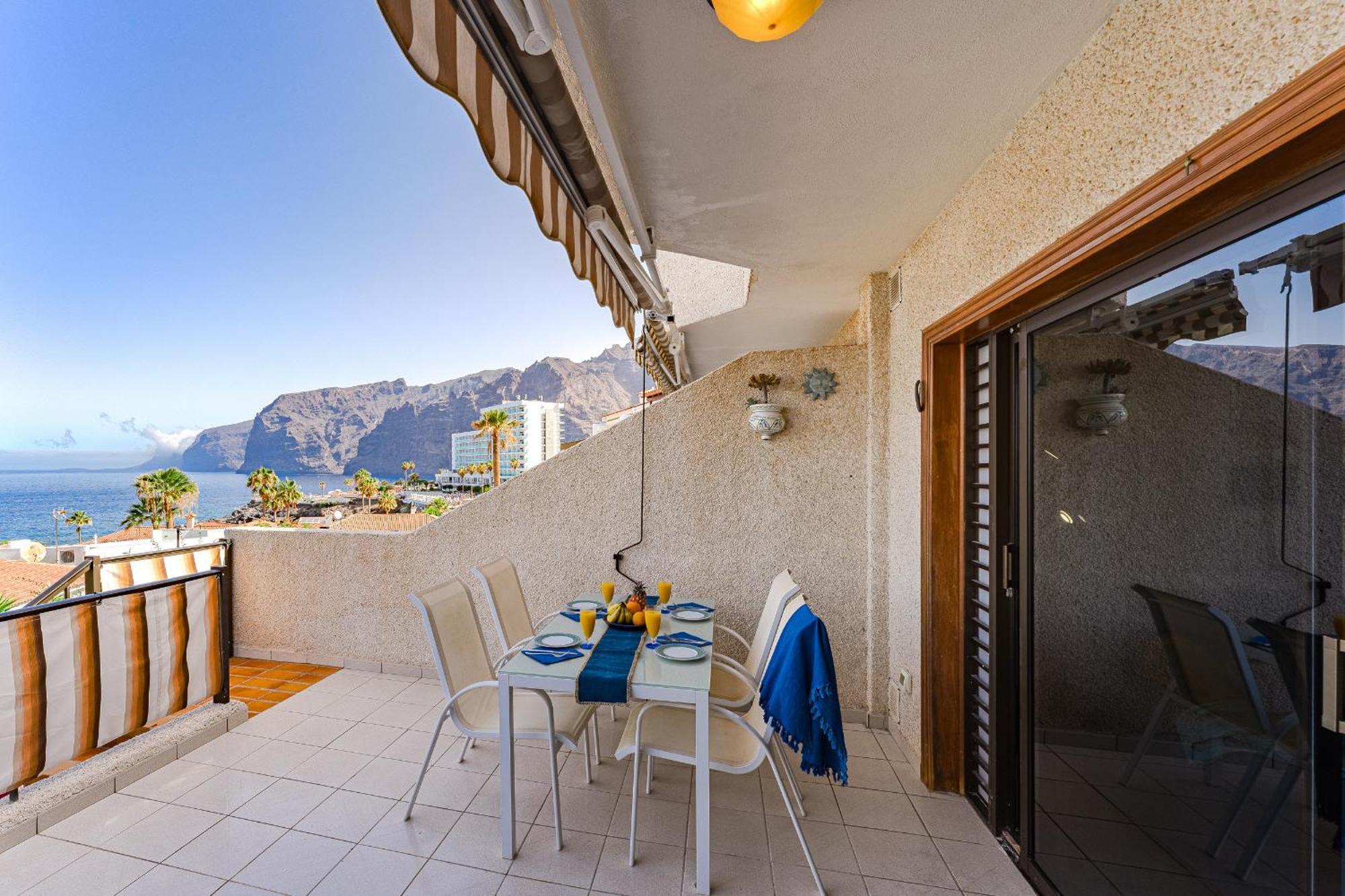 Sea View Apartment Deja Blue - Los Gigantes Puerto de Santiago  Eksteriør billede